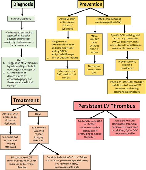 lv thrombus treatment guidleiens lmwh|Lv thrombus risk assessment.